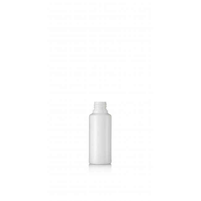 BOTTLE HDPE 150ML ROUND WHITE 28/410