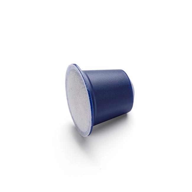 Blue Circle Coffee Capsule in blue