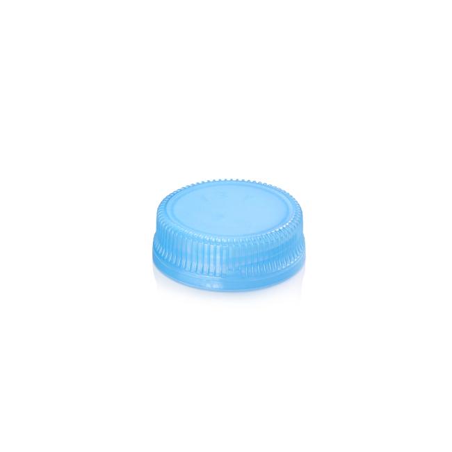 ALPLA 29/25 GME30.26 Lanzarote blue HDPE screw cap for PET beverage bottles with 29/25 neck finish