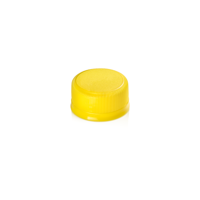 ALPLA PCO1881 GME32.04 Mogador HDPE screw cap for PET beverage bottles, lightweight closure for carbonated soft drinks