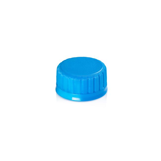 ALPLA PCO1881 GME32.04 Perejil blue HDPE screw cap for PET beverage bottles with PCO1881 neck finish